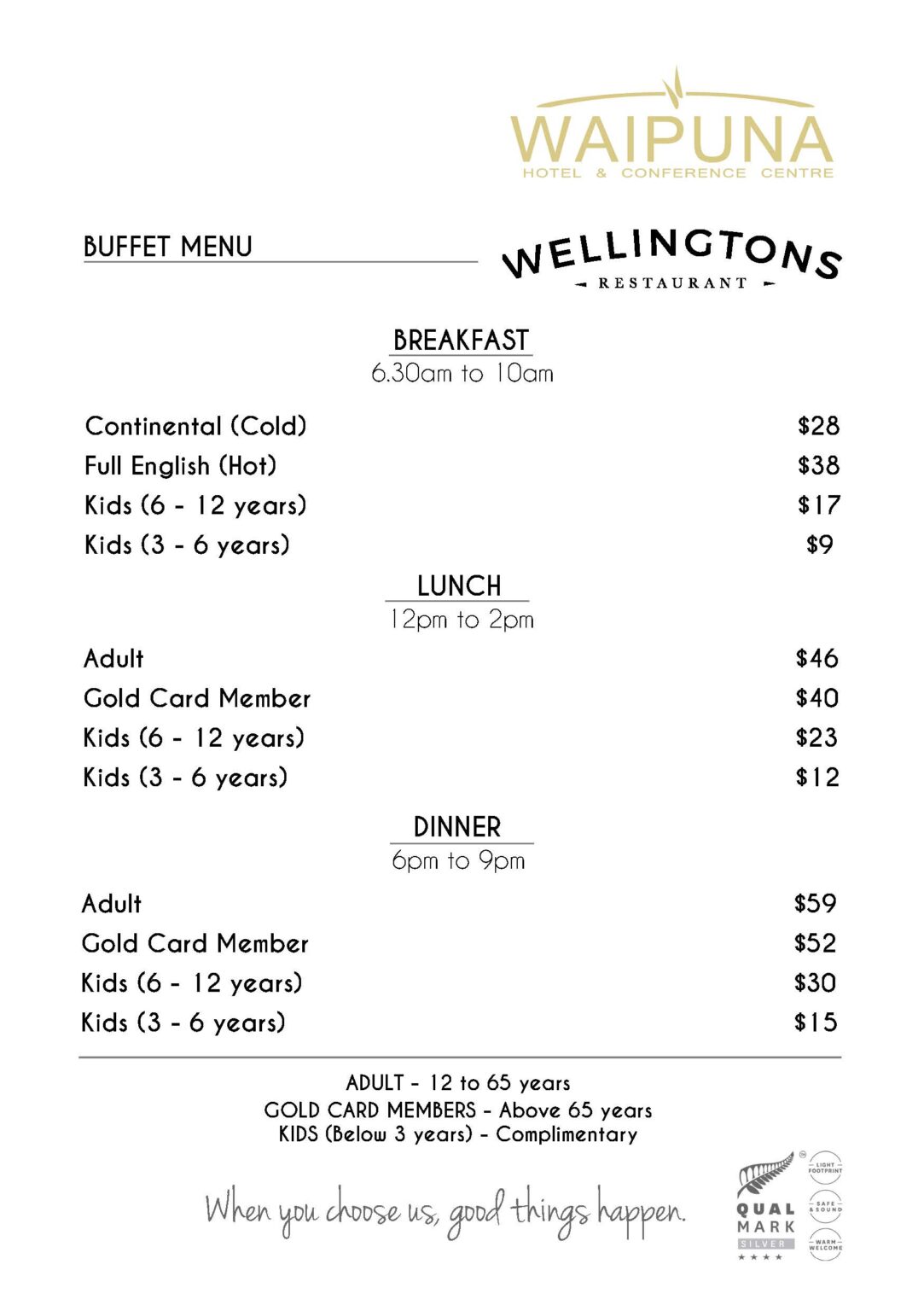 Wellingtons Buffet Waipuna